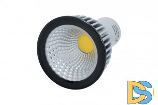 Лампа светодиодная серия LB MR16, 6 Вт, 3000К, цоколь GU5.3, цвет: Черный