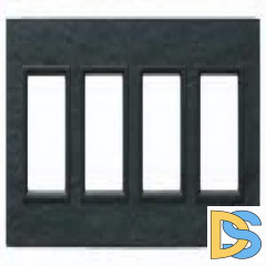 Рамка 4-ая (четверная), Иберийский сланец, серия UNICA TOP/CLASS, Schneider Electric