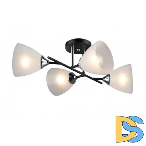 Потолочная люстра IMEX MD.2142-4-S-BK+CH