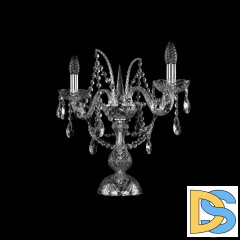 Настольная лампа Bohemia Ivele Crystal 1411L/2/141-39 Ni