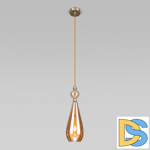 Подвесной светильник Eurosvet 50202/1 янтарный