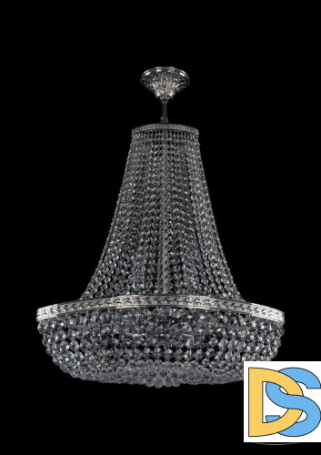 Люстра на штанге Bohemia Ivele Crystal 19283/H2/55IV Ni