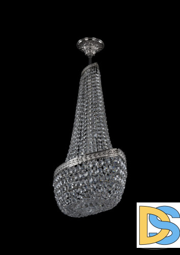 Люстра на штанге Bohemia Ivele Crystal 19283/H2/55IV Ni