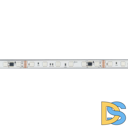 Светодиодная герметичная лента Arlight DMX-PS-B60-12mm 24V RGB-PX6 (14 W/m, IP67, 5060, 5m) 039182