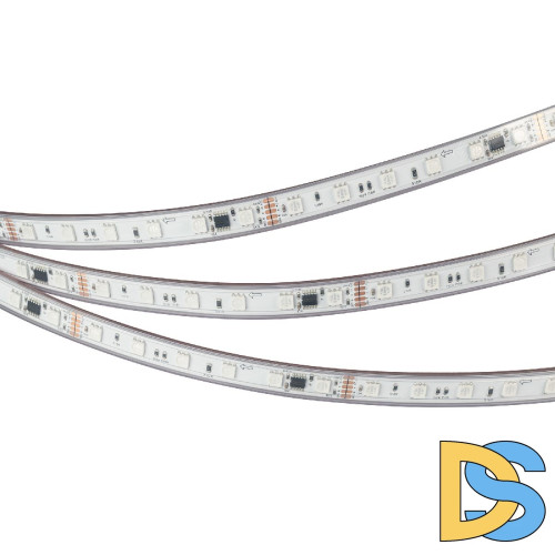 Светодиодная герметичная лента Arlight DMX-PS-B60-12mm 24V RGB-PX6 (14 W/m, IP67, 5060, 5m) 039182