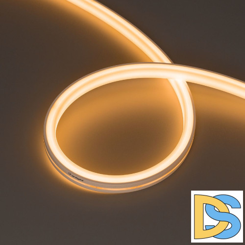 Светодиодная герметичная лента Arlight MOONLIGHT-TOP-U-A156-13x12mm 24V Warm2200 (11 W/m, IP67, 5m, wire x2) 042781