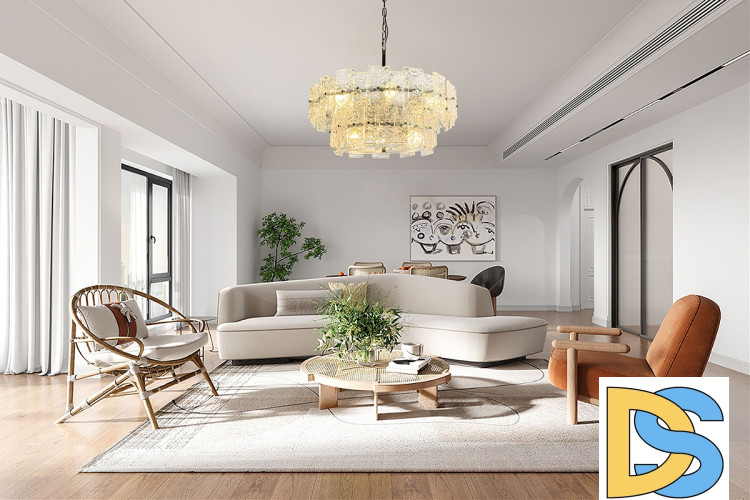 Подвесная люстра Delight Collection BRCH9161WG nickel