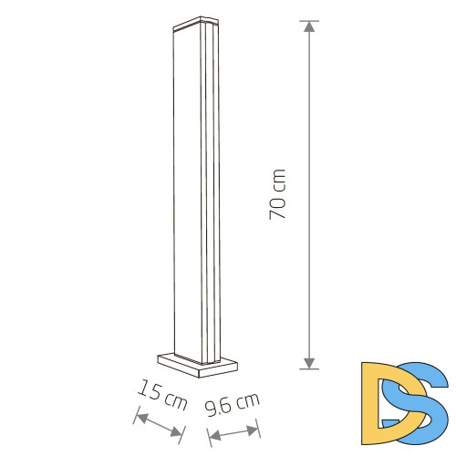 Ландшафтный светильник Nowodvorski Slit Led Black 11376