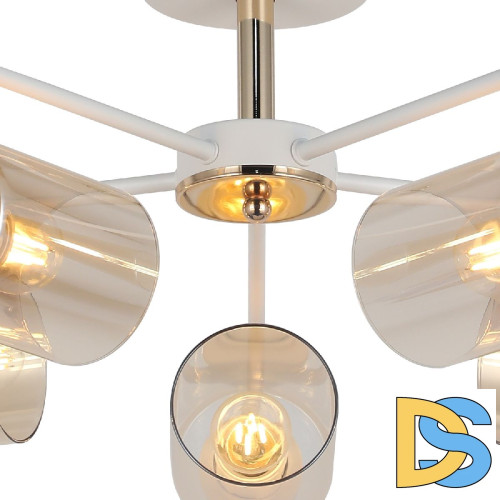 Люстра на штанге Illumico IL8248-5COU-79 WH GD