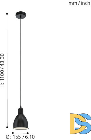 Подвесной светильник Eglo Priddy 49464