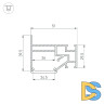 Профиль Arlight STRETCH-25-WALL-SIDE-2000 040061