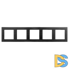 Рамка на 5 постов Arlight FRM-PRESTO-ALS-5-BK 043865