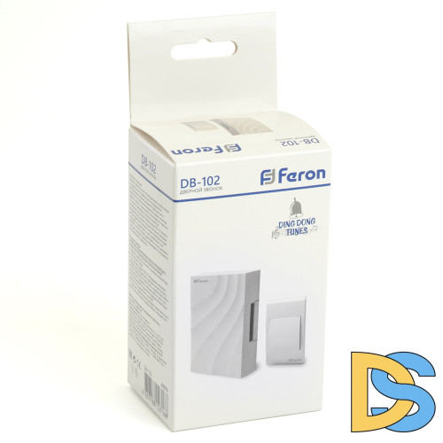 Звонок с кнопкой проводной электромеханический Feron DB-102 48806