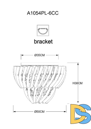 Потолочная люстра Arte Lamp Ella A1054PL-6CC