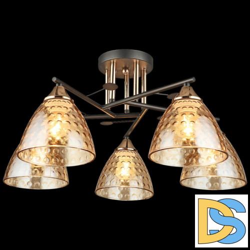 Потолочная люстра Reluce 03674-0.3-05 BK+FG