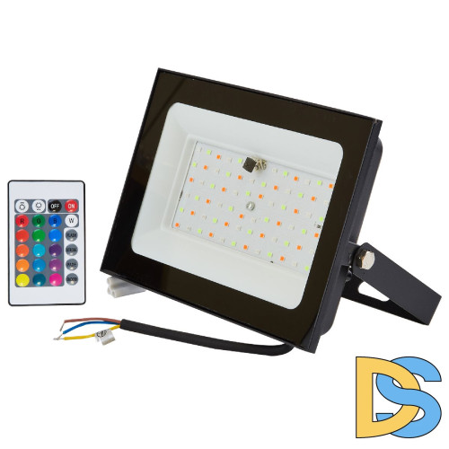 Прожектор Uniel ULF-F60-50W/RGB IP65 200-240В BLACK N1 UL-00011855