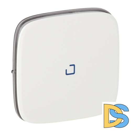 Лицевая панель Legrand Valena Allure выключателя одноклавишного с подсветкой белая 755085