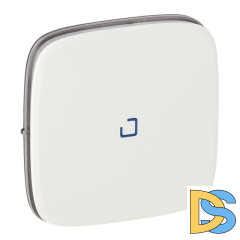 Лицевая панель Legrand Valena Allure выключателя одноклавишного с подсветкой белая 755085