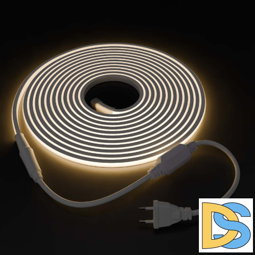 Комплект светодиодной ленты (сетевой шнур, заглушка, крепеж) Apeyron 230В COB 11Вт/м 4000К 5м IP65 10-105