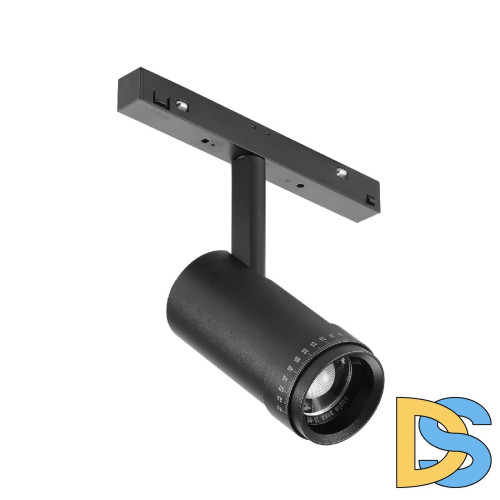 Трековый магнитный светильник iLedex Vision ZOOM 4822-020-D47-10W-10/60DG-4000K-BK