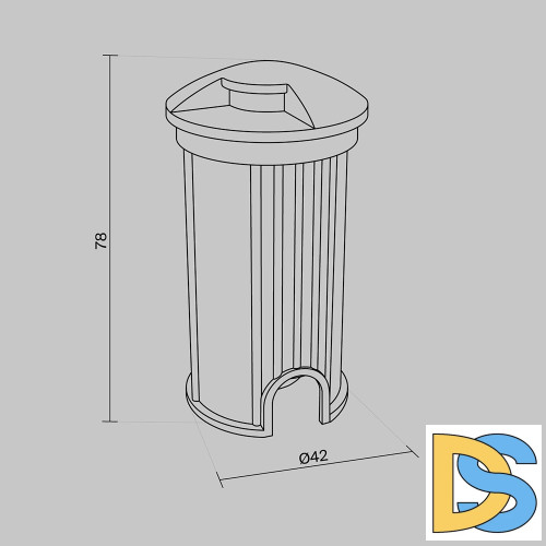 Ландшафтный светильник Maytoni Flash O044DL-L1S3K