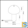 Настольная лампа Odeon Light Rufina 7088/2T