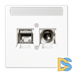 Розетка Smart TV Jung MMDLS4521WW