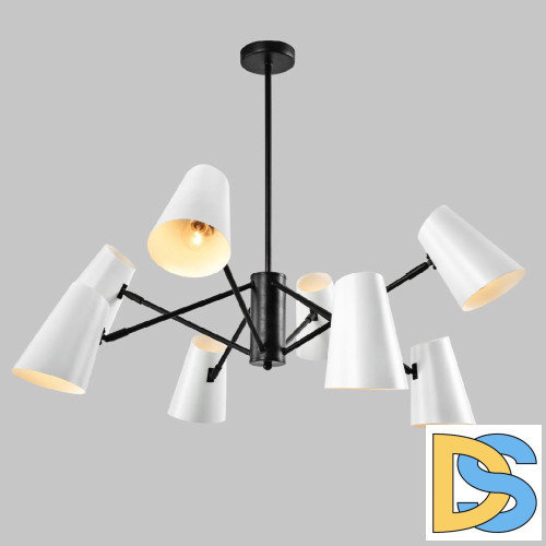 Люстра на штанге IMEX MD.23670-8-P-BK