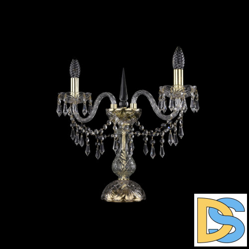 Настольная лампа Bohemia Ivele Crystal 1403L/2/141-39 G