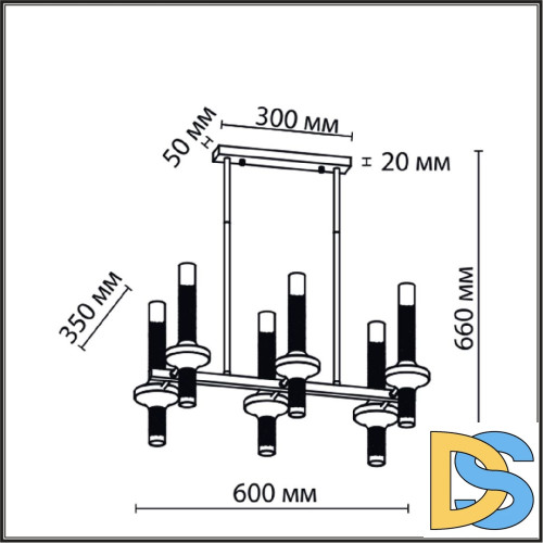 Потолочная люстра Lumion Tamaresa 8112/12