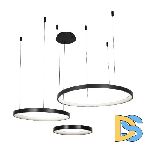 Подвесная люстра LED4U L8806-800-580-380 BK