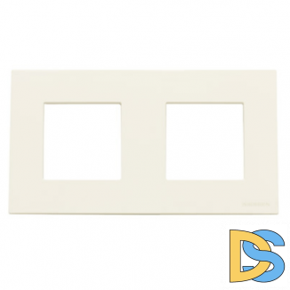 Рамка 2 поста (4 модуля) ABB Zenit Белая