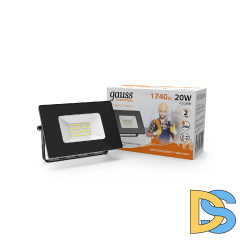 Прожектор светодиодный Gauss Elementary 20W 3000К 613527120