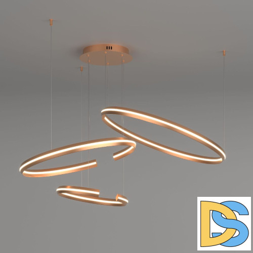 Подвесная люстра Eurosvet Gap 90180/3 золото a045426