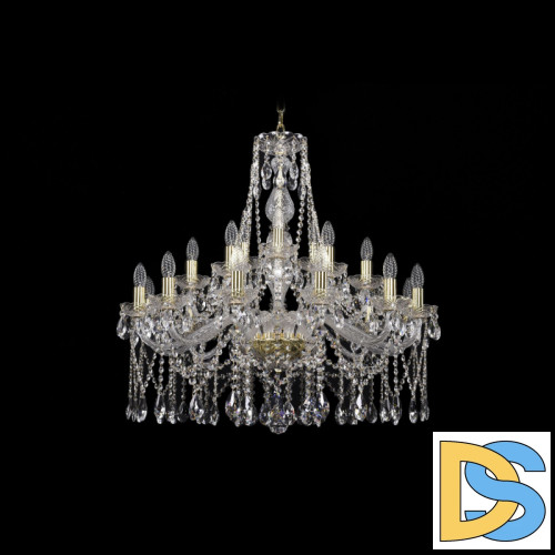 Подвесная люстра Bohemia Ivele Crystal 1413/12+6+3/300 G