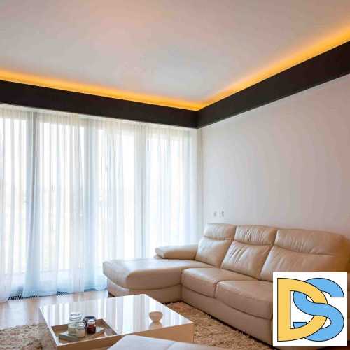 Светодиодная лента Apeyron 12В СТ 4,8Вт/м smd3528, 60д/м IP67 (НАНО) 5м желтая 00-83