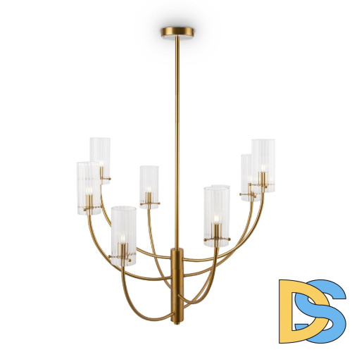 Люстра на штанге Maytoni Arco MOD223PL-08BS