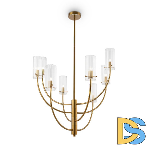 Люстра на штанге Maytoni Arco MOD223PL-08BS