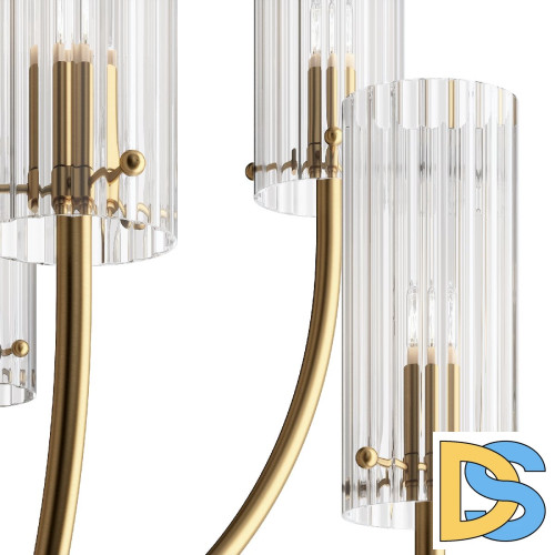 Люстра на штанге Maytoni Arco MOD223PL-08BS