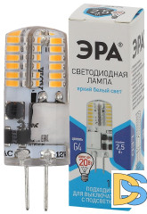 Лампа светодиодная Эра G4 2,5W 4000K LED-JC-2,5W-12V-SLC-840-G4 Б0049090
