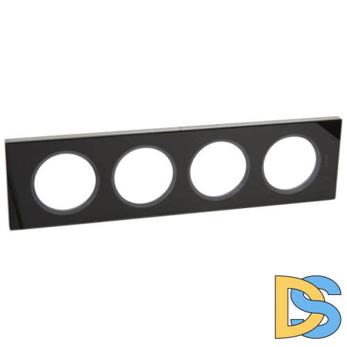 Рамка 4-постовая Legrand Celiane смальта графит 069304