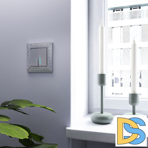 Рамка на 1 пост Werkel (матовый хром) WL07-Frame-01