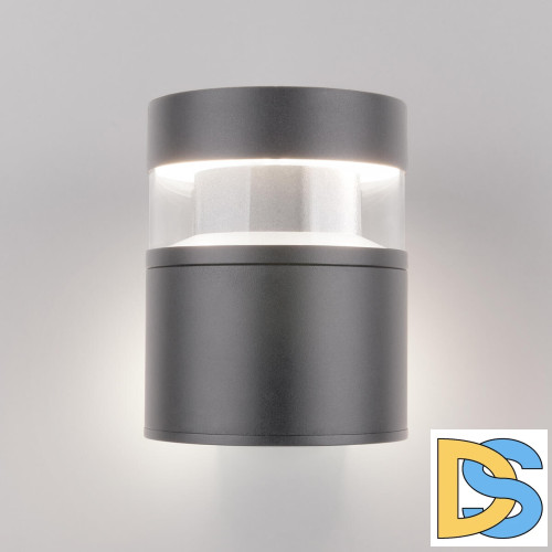 Уличный настенный светодиодный светильник Elektrostandard 1530 Techno Led серый 4690389163296