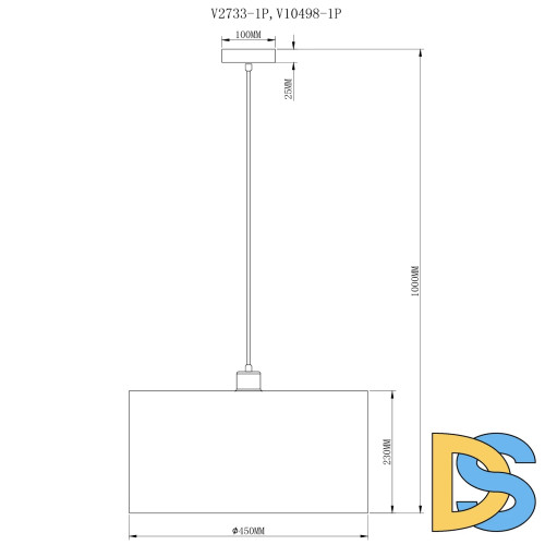 Подвесной светильник Moderli Massa V10498-1P