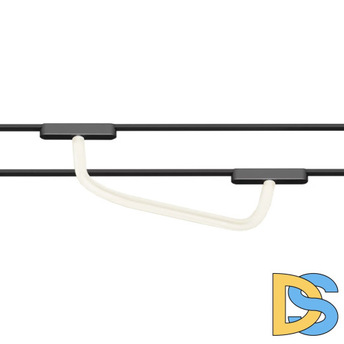 Трековый магнитный однофазный светильник Denkirs Air ray DK5327-BK