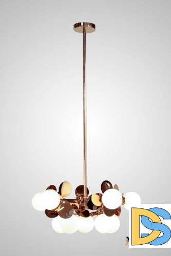 Люстра на штанге AM Group AM393 SP10 GOLD