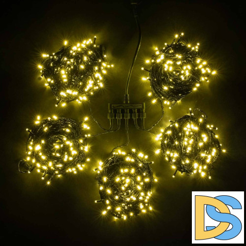 Комплект 5 тепло-белых нитей Laitcom (LTC) KDD1000BLW-11-1WW