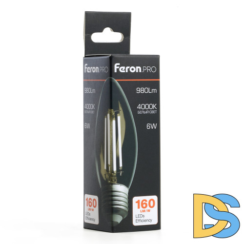 Светодиодная лампа Feron LB-1206 E27 6W 4000K 51239