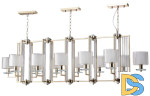 Подвесная люстра Crystal Lux NICOLAS SP12 L1600 GOLD/WHITE