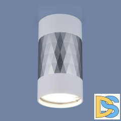 Накладной светильник Elektrostandard DLN110 GU10 белый/серебро